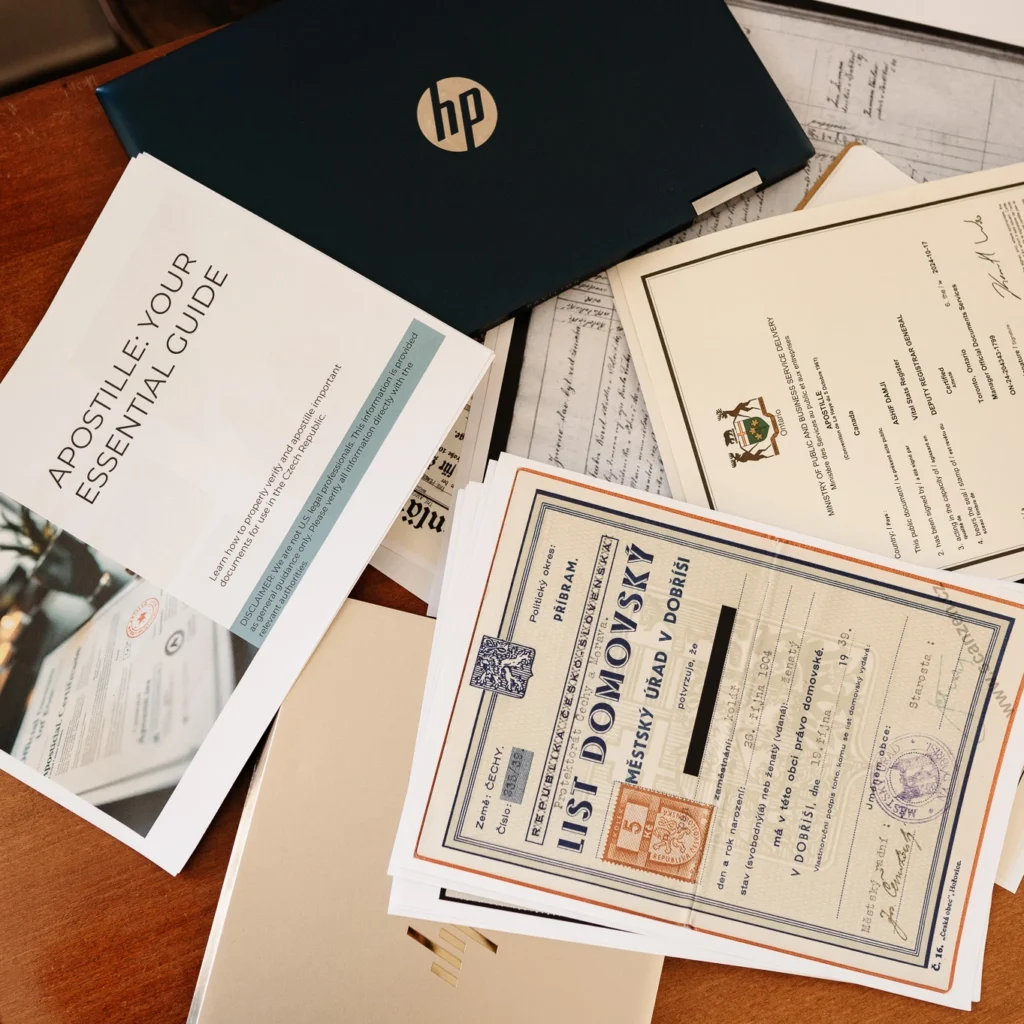 czech citizenship documents